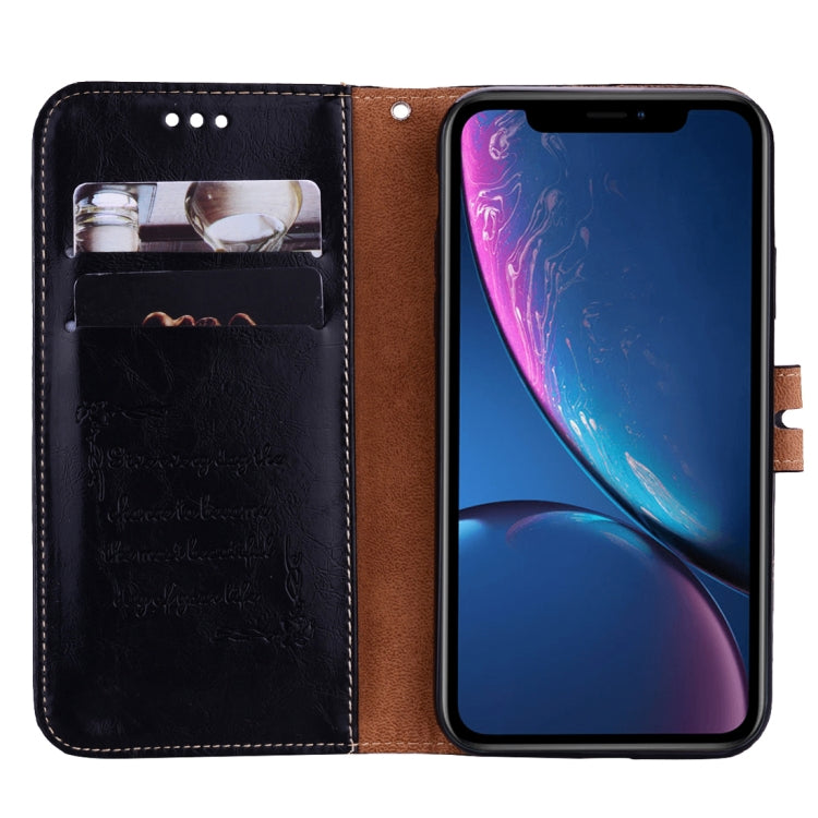 Custodia portafoglio in pelle per iPhone XR con slot carte