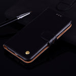 Custodia portafoglio in pelle per iPhone XR con slot carte