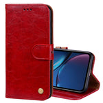 Custodia portafoglio in pelle per iPhone XR con slot carte