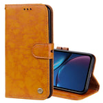 Custodia portafoglio in pelle per iPhone XR con slot carte