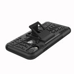 Custodia antiurto TPU e PC per iPhone XR con supporto
