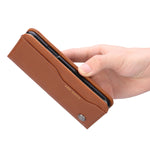 Custodia in pelle per iPhone XR con supporto