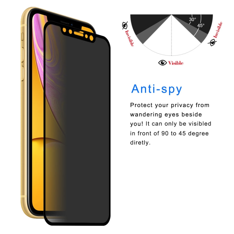 Pellicola Vetro Temperato Privacy per iPhone 11 e XR