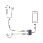 Adattatore audio 2 in 1 Lightning e jack 3.5mm per iPhone
