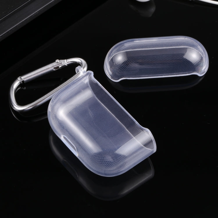 Custodia protettiva trasparente TPU per AirPods 3 con gancio