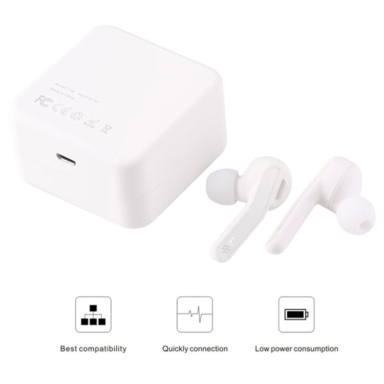 Auricolari stereo wireless T-88 TWS Bluetooth 5.0