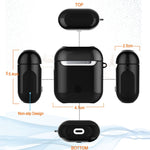 Custodia anti-smarrimento per auricolari Bluetooth per PC verniciata per Apple AirPods 1/2