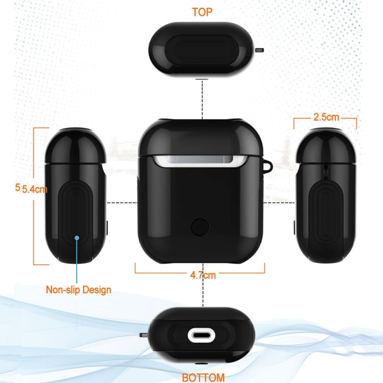 Custodia anti-smarrimento per auricolari Bluetooth per PC verniciata per Apple AirPods 1/2