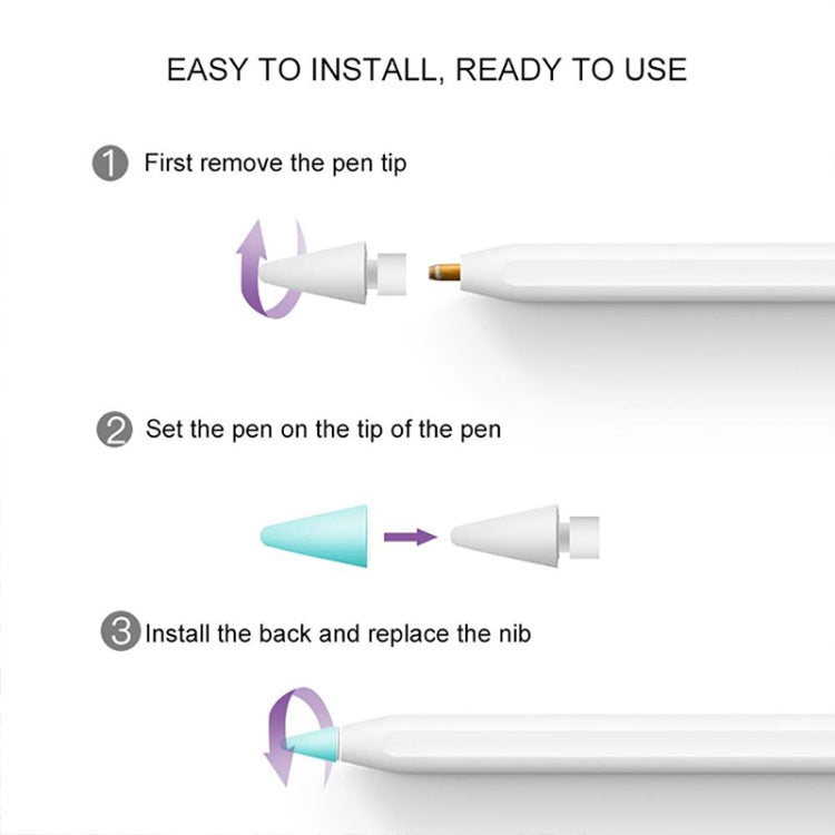 Copri pennino antiscivolo per Apple Pencil 1 e 2
