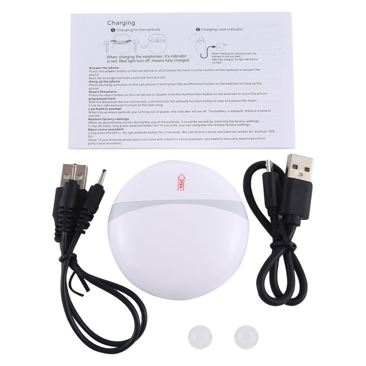 Auricolari Bluetooth 5.0 T12 TWS con custodia di ricarica