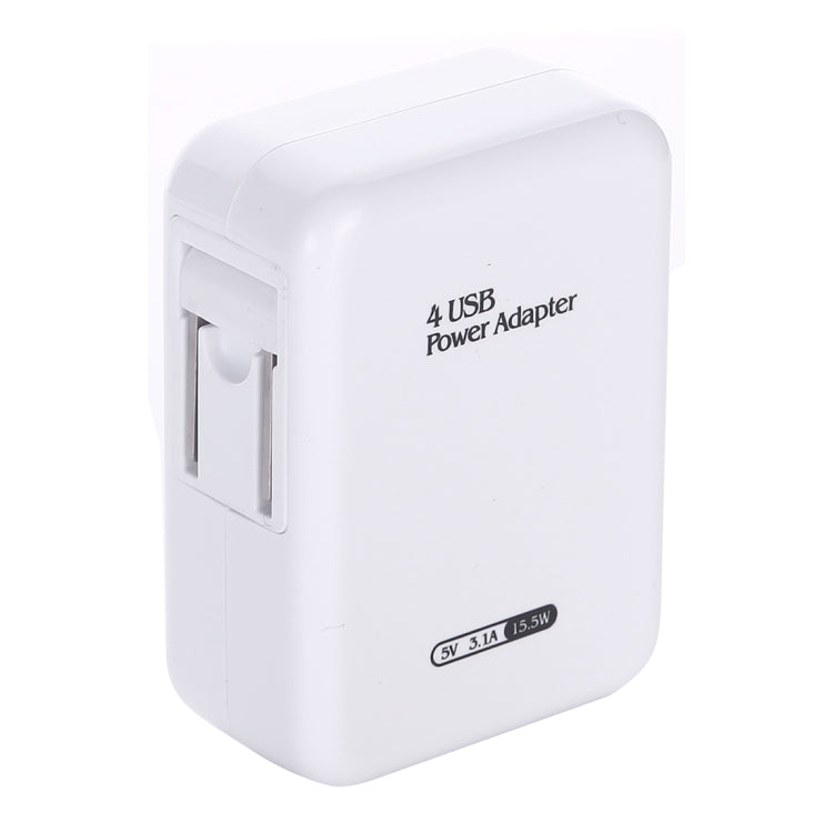 Caricatore da muro USB 4 porte 15,5W spina USA