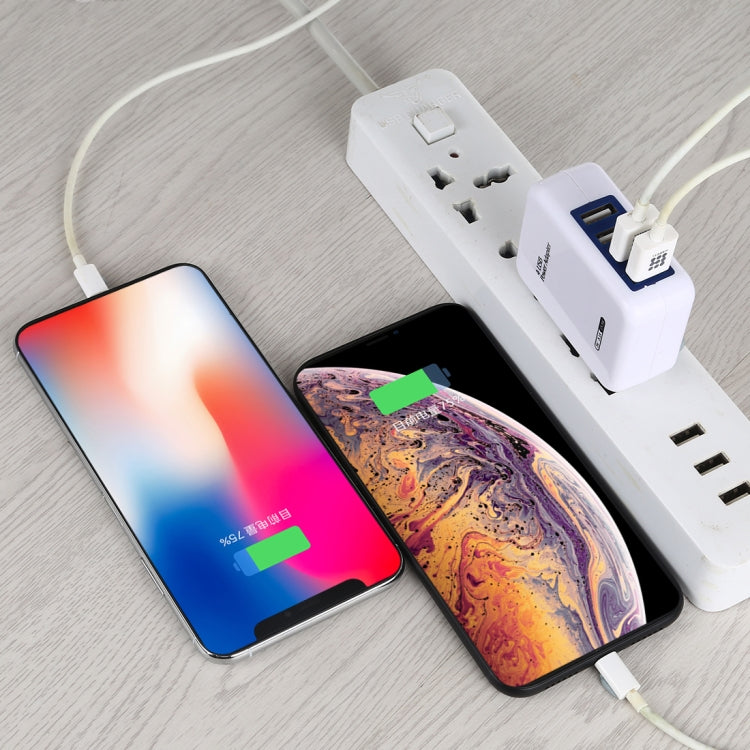 Caricatore da muro USB 4 porte 15,5W spina USA