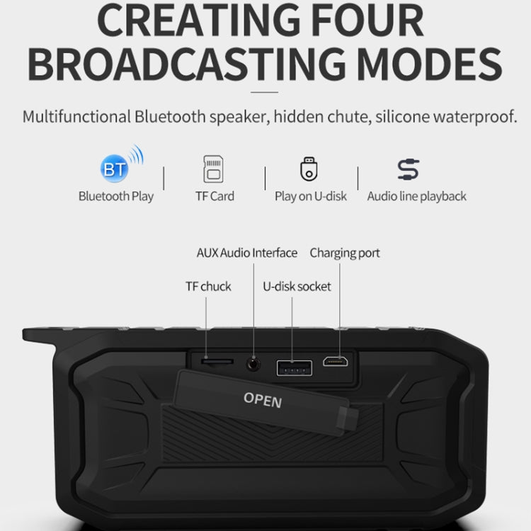 Altoparlante Bluetooth impermeabile 5W IPX7 wireless