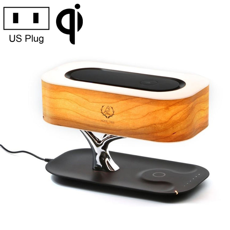 Caricabatterie wireless con lampada Bluetooth e altoparlante