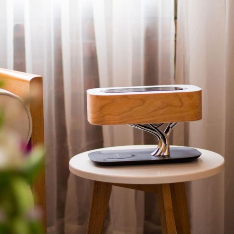 Lampada da tavolo con altoparlante Bluetooth e ricarica wireless