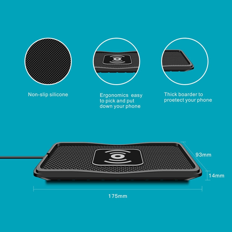 Caricabatterie wireless C3 ricarica rapida 9V QI