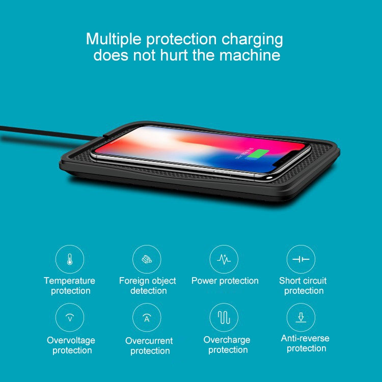 Caricabatterie wireless C3 ricarica rapida 9V QI