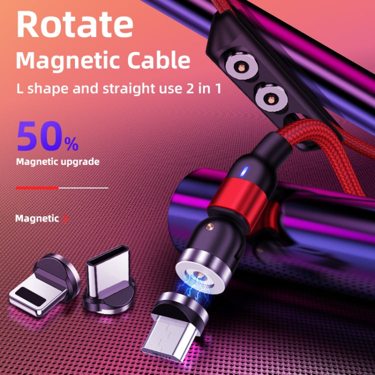 Cavo ricarica magnetico 8 pin 1m nylon intrecciato