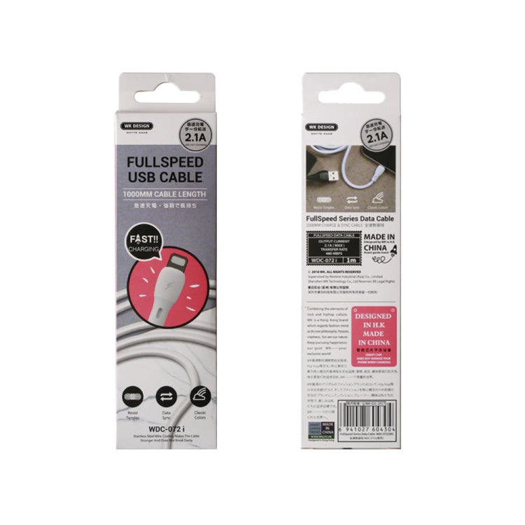 Cavo ricarica USB a 8 pin 1 metro 2,1A