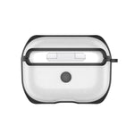 Custodia AirPods Pro trasparente in TPU con gancio