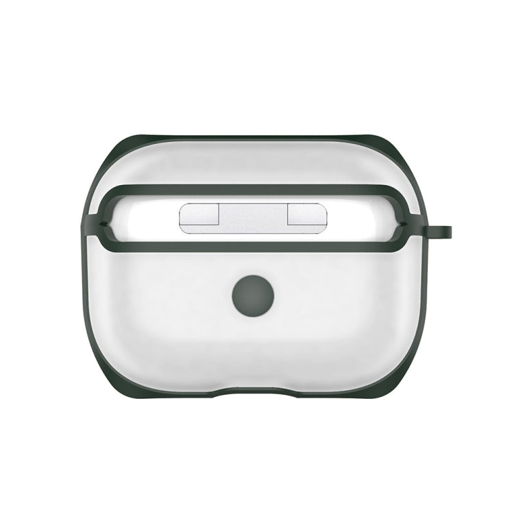 Custodia AirPods Pro trasparente in TPU con gancio