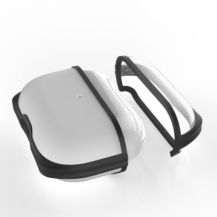 Custodia AirPods Pro trasparente in TPU con gancio