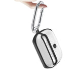 Custodia AirPods Pro trasparente in TPU con gancio