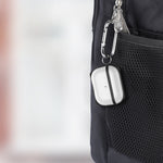 Custodia AirPods Pro trasparente in TPU con gancio