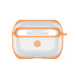 Custodia AirPods Pro trasparente in TPU con gancio
