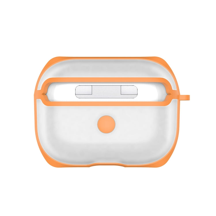 Custodia AirPods Pro trasparente in TPU con gancio