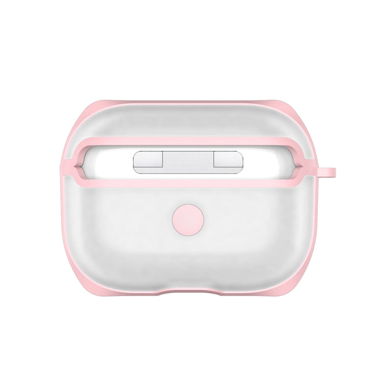 Custodia AirPods Pro trasparente in TPU con gancio