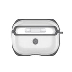 Custodia AirPods Pro trasparente in TPU con gancio