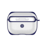 Custodia AirPods Pro trasparente in TPU con gancio