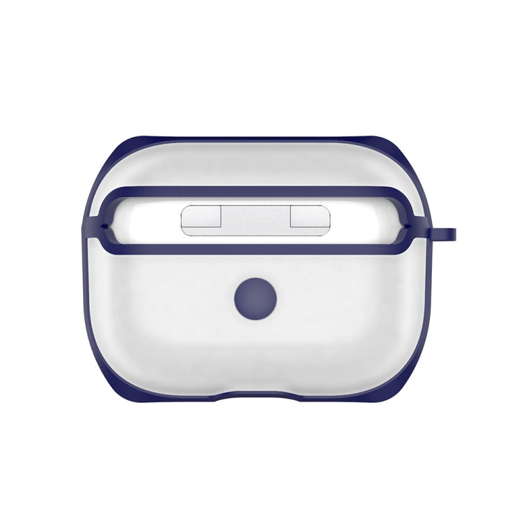 Custodia AirPods Pro trasparente in TPU con gancio
