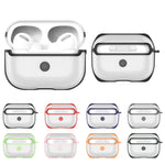 Custodia AirPods Pro trasparente in TPU con gancio