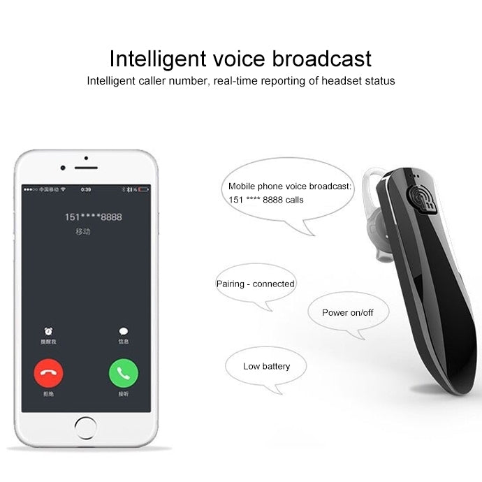 Auricolare Bluetooth J10 Mini 4.1 wireless universale