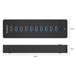 HUB ORICO P10-U3-V1 10 porte USB 3.0, USB 3.0