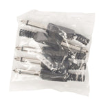 Monoconnettore 6.35 mm Maschio PVC Nero JC-011 Codice EAN: 5412810174515 541281017451