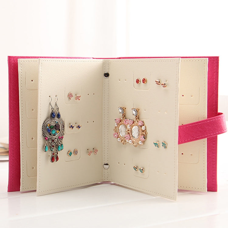Scatola porta gioielli portatile con espositore orecchini