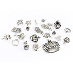 Set 25 pendenti corona in argento tibetano
