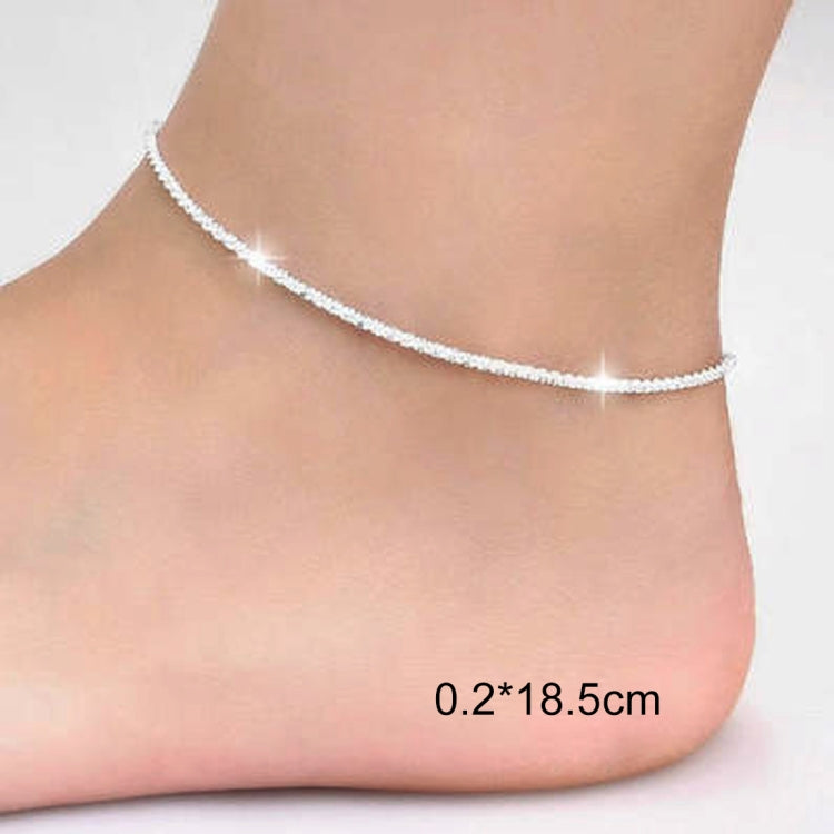 Cavigliera a stella placcata argento da donna