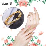 Anello modellante twist con strass donna taglia 8