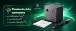 Mini proiettore natalizio rosso e verde ricaricabile USB-C - immagine 3