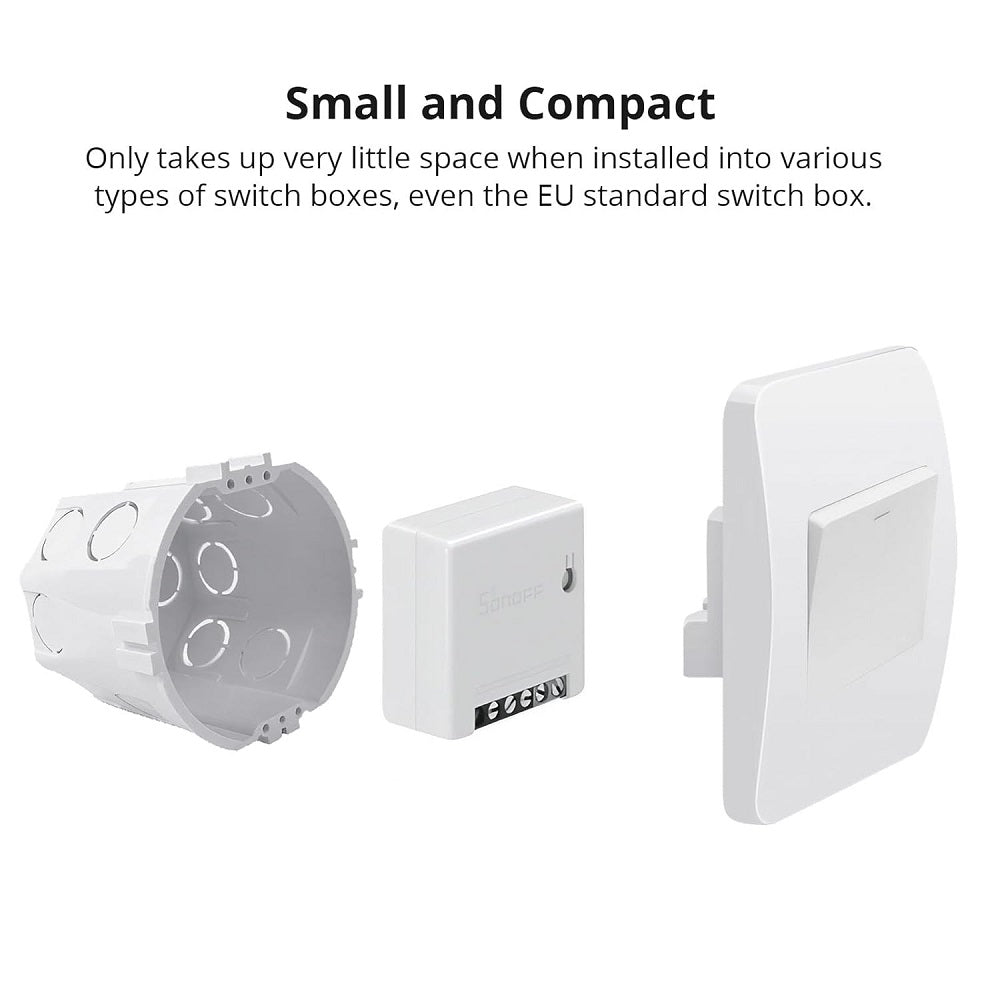 Interruttore WiFi smart Sonoff MINI R2 da incasso - immagine 8