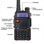 Baofeng UV-5R ricetrasmittente VHF/UHF dual band radio 136-174 400-480 MHZ t1 5815899680043 K393