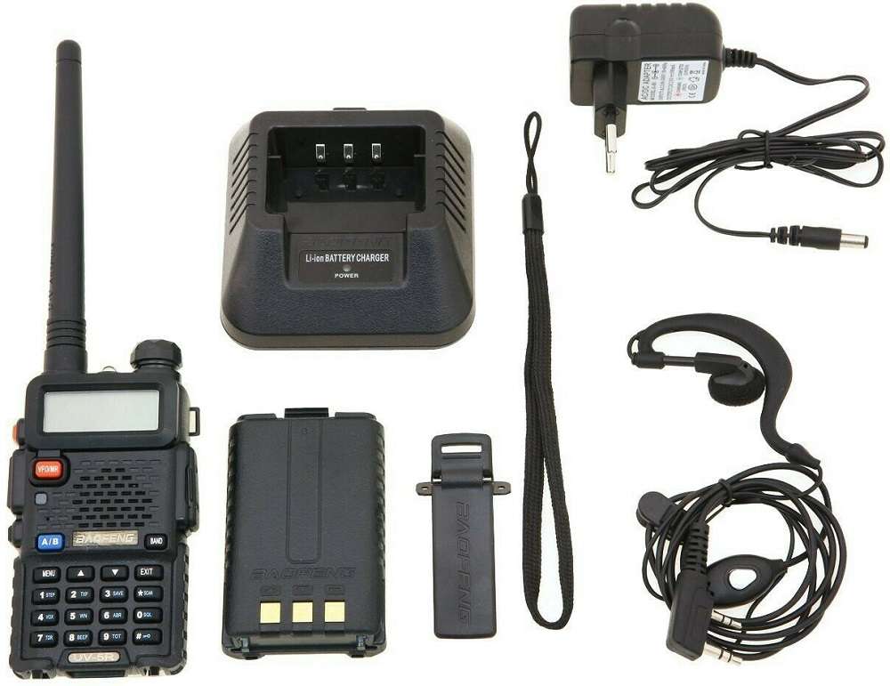 Baofeng UV-5R ricetrasmittente VHF/UHF dual band radio 136-174 400-480 MHZ t1 5815899680043 K393