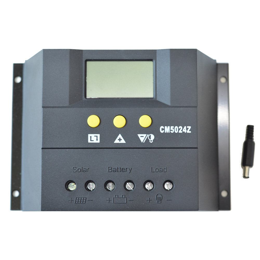 Regolatore di carica solare PWM 12/24V 50A CM5024Z con sensore temperatura