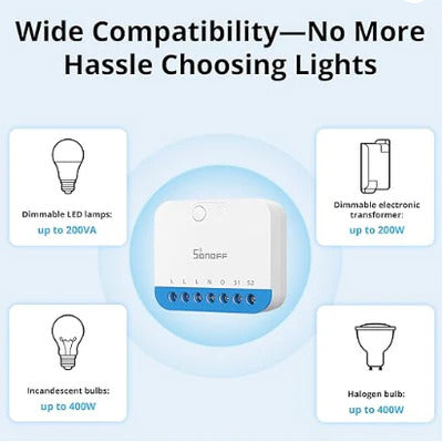 Dimmer smart Sonoff MINI-ZBDIM Zigbee 3.0 da incasso - immagine 5