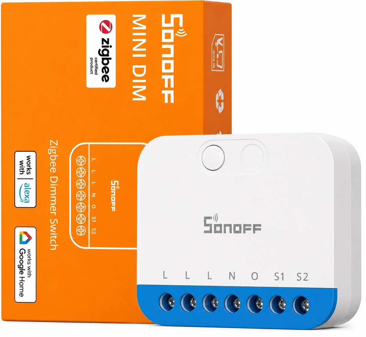 Dimmer smart Sonoff MINI-ZBDIM Zigbee 3.0 da incasso