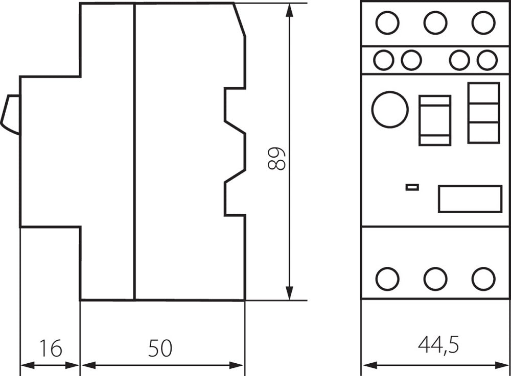 Interruttore di protezione salvamotore KMP 400V 20-25A Kanlux  Ideal 5905339240736 24073 KA2023